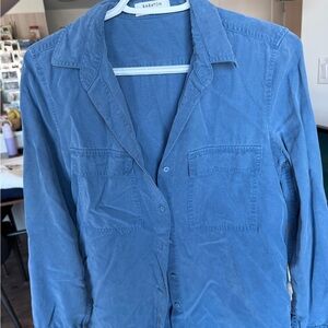 Aritzia Babaton Blue Women's Blouse / Utility Shirt